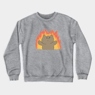 Hellmo Cat Crewneck Sweatshirt